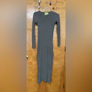 Free People Striped Maxi Dress xs